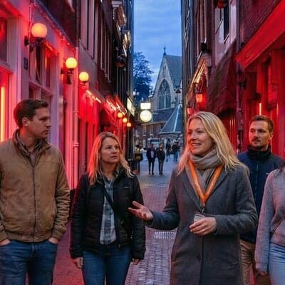 Amsterdam: Guided Red Light District and City Walking Tour