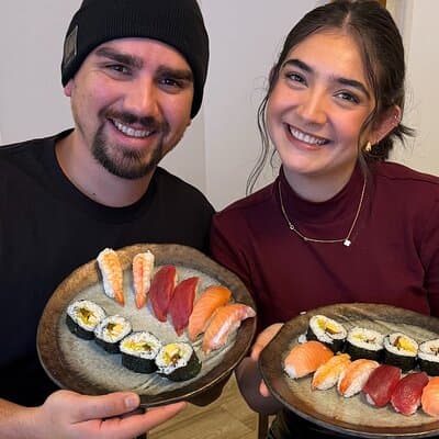 Asakusa Tokyo Sushi Making Class : Sake Ceremony & Whisk Matcha