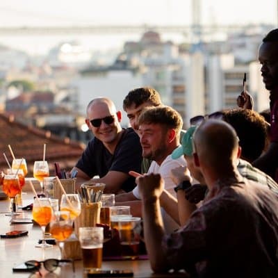 Lisbon Rooftop Bar Crawl Private Group Experience 5