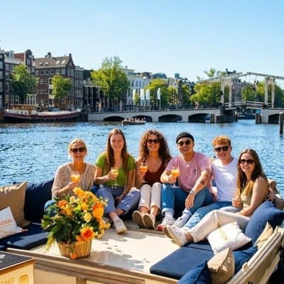 Amsterdam: Luxury Canal Cruise including Cocktails & Snacks 2