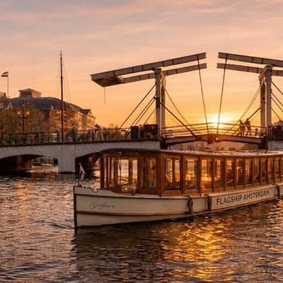 Amsterdam Luxury Canal Cruise + Unlimited Drinks & Bites option 2