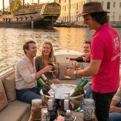 Amsterdam 90 minutes Canal Cruise with bar and snacks on board.
