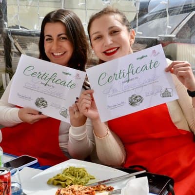 Authentic Lasagna and Fettuccine Pasta Making Class in Rome