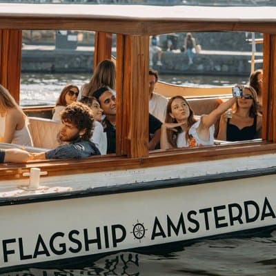 Amsterdam Luxury Canal Cruise + Unlimited Drinks & Bites option 5