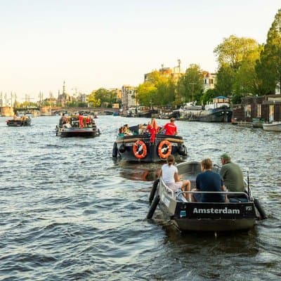 Amsterdam Canal Boat Rental - Sail Yourself without a License 2