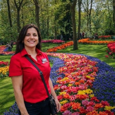 From Amsterdam: Keukenhof Ticket, Transfer & Live Guide Option