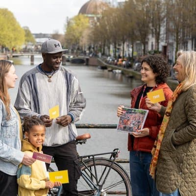 Private Amsterdam Family Walking Tour with Games and Pancakes