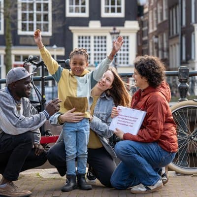 Private Amsterdam Family Walking Tour with Games and Pancakes 4