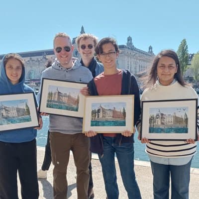 Paris Watercolor Workshop β Create Your Own Framed Paris Souvenir 2