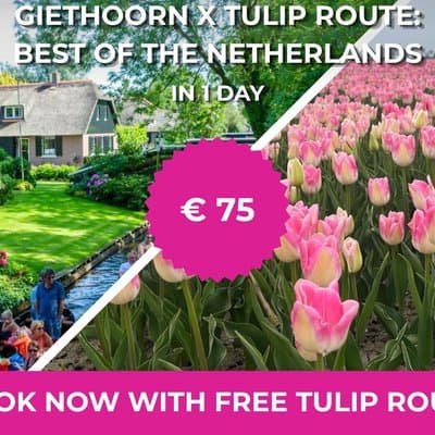 Daytrip Tour from Amsterdam to Giethoorn with boat tour included